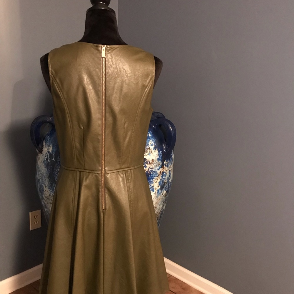 Leather dress